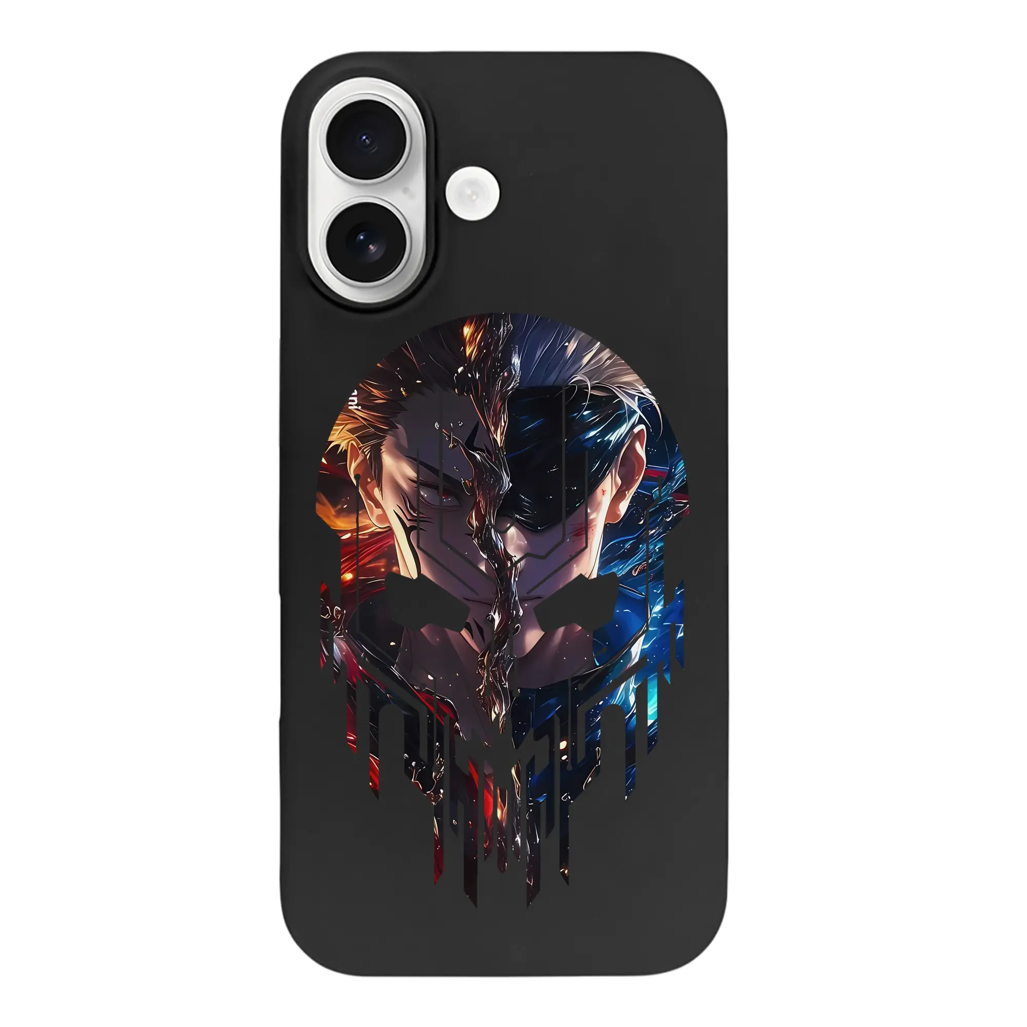 呪術廻戦 グッズ,両面宿儺 - iPhone 17 シリーズ シリコンケース 薄型 耐衝撃 指紋防止 ソフトタッチカバー 精密フィット 傷防止 保護ケース iPhone 17/17 Air/17 Pro/17 Pro Max 対応